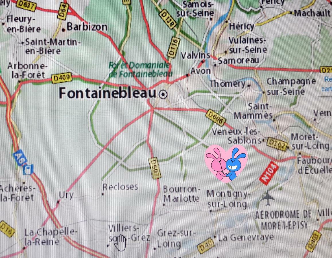 דירות Montigny-sur-Loing La Montignonne מראה חיצוני תמונה